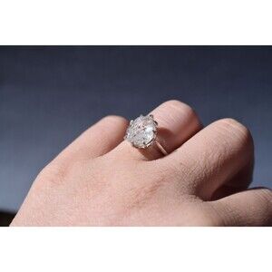 Simple Engagement Ring, Raw Diamond Jewelry, Raw Crystal Ring, Rings for women S